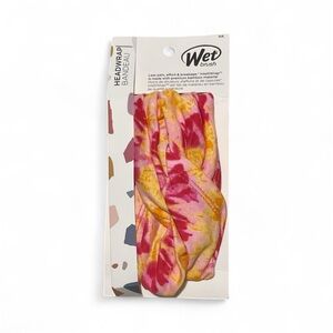 Wet Brush Vibrant Pink and Yellow Headwrap